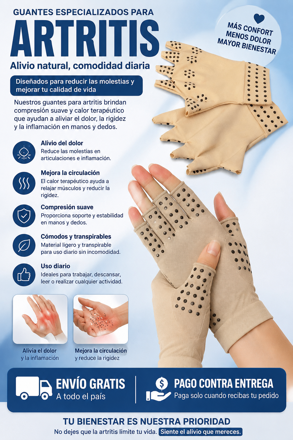 GUANTES PARA ARTRITIS