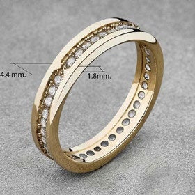 Anillo Colosal en Oro Laminado - imagen 2