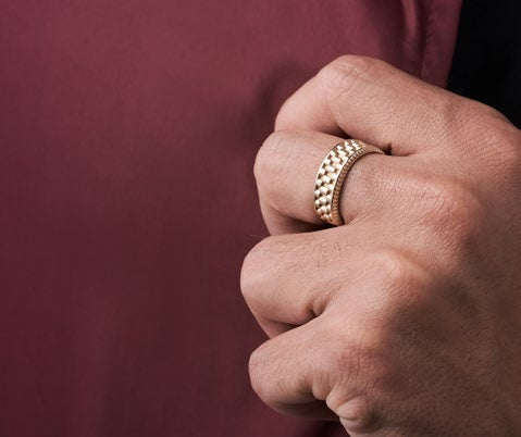Anillo Esparta en Oro Laminado - imagen 1