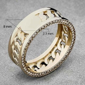 Anillo Zeus en Oro Laminado - imagen 2
