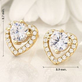 Bella Gold-Plated Silver Earrings