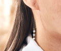 Aretes Kiara Plata Oro - imagen 1