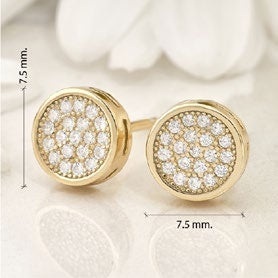 Aretes Queen Plata Oro - imagen 2