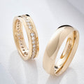 Argollas Astra en Oro Laminado - imagen 1