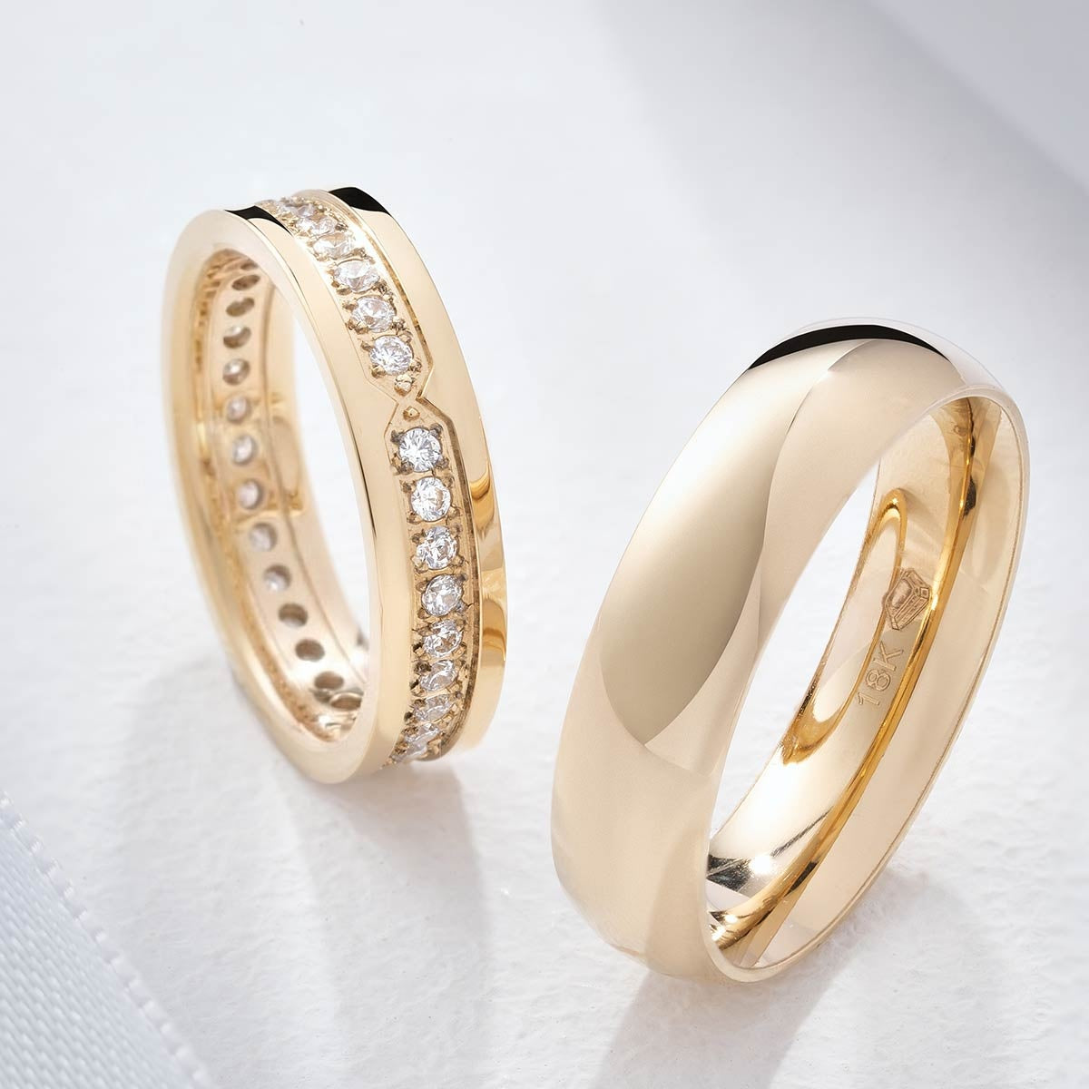 Argollas Astra en Oro Laminado - imagen 1