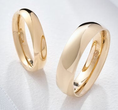Argollas Myra en Oro Laminado - imagen 1