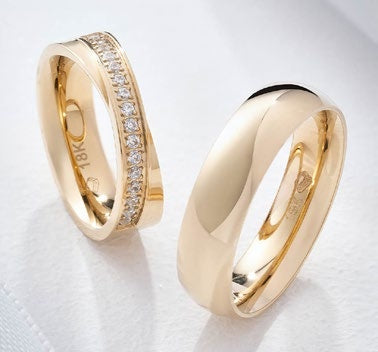 Argollas Siena en Oro Laminado - imagen 2