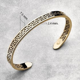 Brazalete Calado en Oro Laminado - imagen 2
