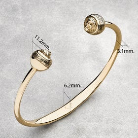 Brazalete León en Oro Laminado - imagen 2