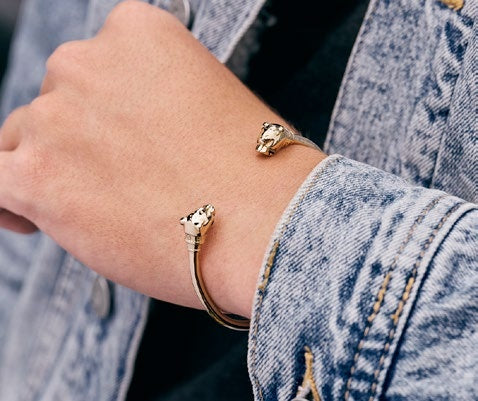 Brazalete Pantera en Oro Laminado - imagen 1