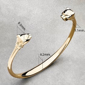 Brazalete Pantera en Oro Laminado - imagen 2