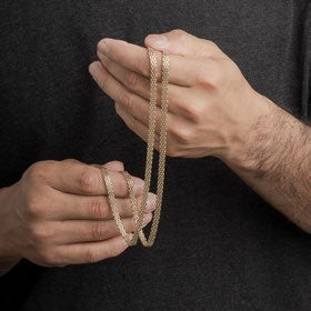 Cadena Chinesca en Oro Laminado - imagen 3