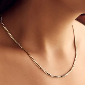Cadena Cubana en Oro Laminado - imagen 3