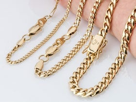 Cadena Cubana en Oro Laminado - imagen 4