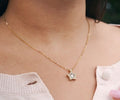 Cadena + Dije Andrómeda Plata Oro - imagen 1