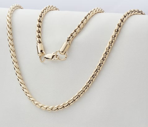 Cadena Espiga en Oro Laminado - imagen 1