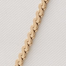 Cadena Espiral en Oro Laminado - imagen 2