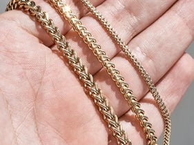 Cadena Franco en Oro Laminado - imagen 4