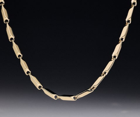 Cadena Hélice en Oro Laminado - imagen 2