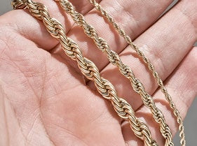 Cadena Lazo en Oro Laminado - imagen 4