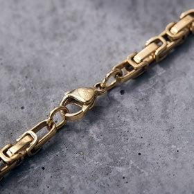 Cadena Rústica en Oro Laminado - imagen 3
