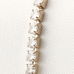Cadena Tennis en Oro Laminado - imagen 4