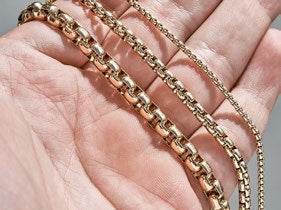 Cadena Veneciana en Oro Laminado - imagen 4