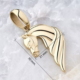 Dije Caballo en Oro Laminado - imagen 2
