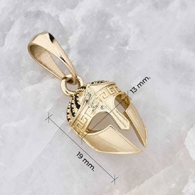 Dije Gladiador en Oro Laminado - imagen 2