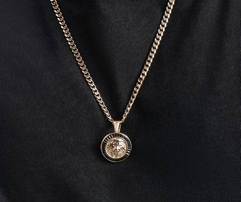 Medalla León en Oro Laminado - imagen 1