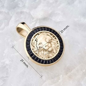 Medalla León en Oro Laminado - imagen 2