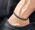 Pulsera Entrelazada en Oro Laminado - imagen 1