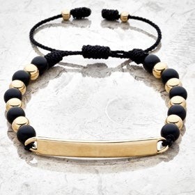 Pulsera Intercalada en Oro Laminado - imagen 2