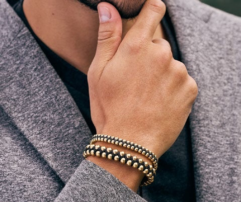Pulsera Trenzada en Oro Laminado - imagen 1