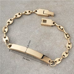 Pulso Ancla en Oro Laminado - imagen 2