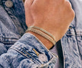 Pulso Chinesco Tejido en Oro Laminado - imagen 1