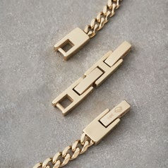 Pulso Cubano en Oro Laminado - imagen 3
